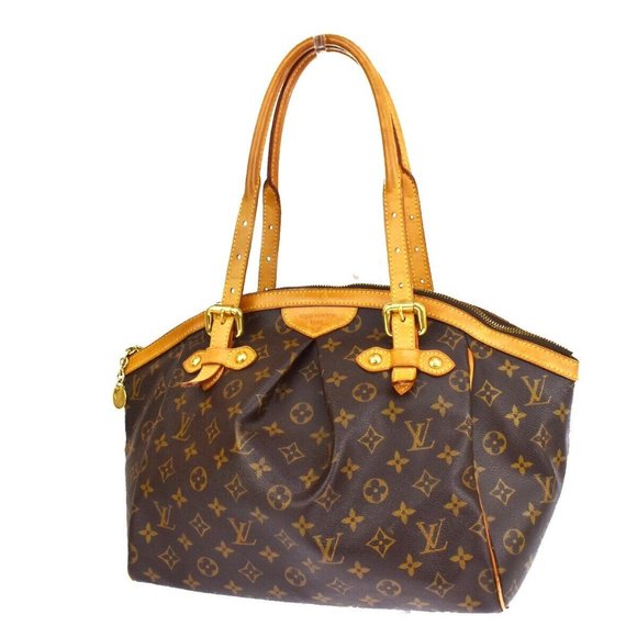 Tivoli Tote GM Brown Canvas Monogram Shoulder Bag - Picture 1 of 7